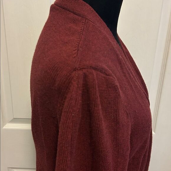 CAbi Burgundy Knit Sweater large style #3529 - Picture 6 of 10